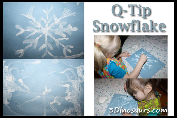 Q-Tip Snowflakes