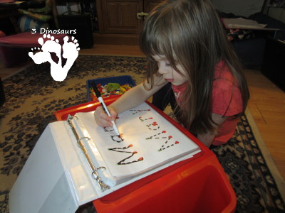 Learning to Write Your Name - 3Dinosaurs.com