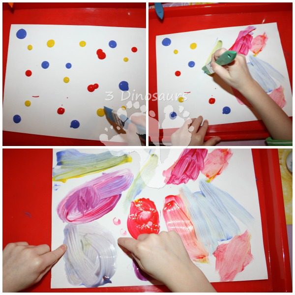 Color Mixing Painting - Mouse Paint - 3Dinosaurs.com