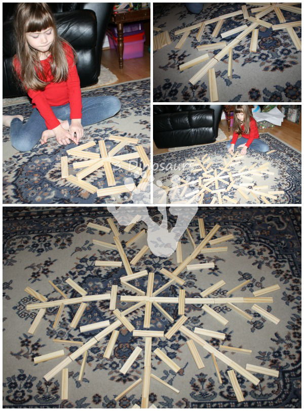 Plank Board Snowflake - 3Dinosaurs.com