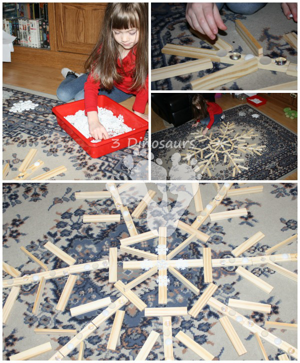 Plank Board Snowflake - 3Dinosaurs.com