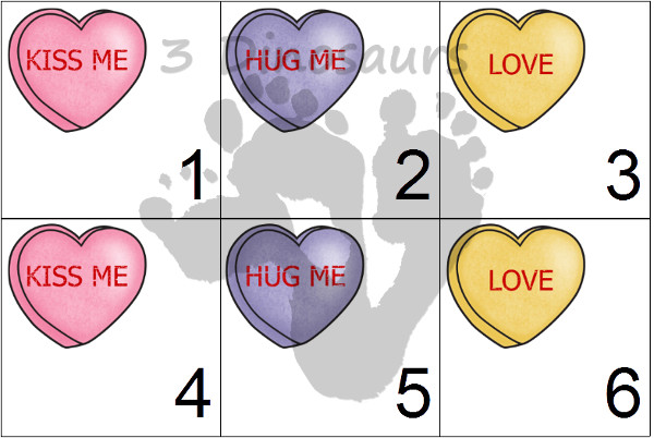 Free 2016 Valentines Calendar Printable - 3Dinosaurs.com