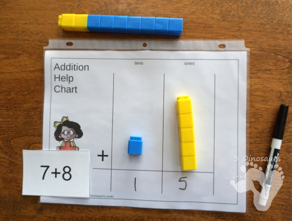 Free Place Value Mats for Addition & Subtraction - 3 mats for addition and subtraction with different levels of place value. - 3Dinosaurs.com
