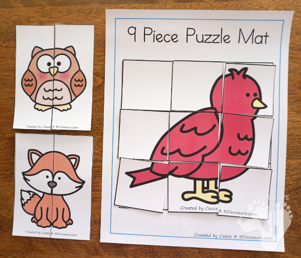 Animals in Winter Packs - Preschool & Tot - with loads of activities that work on abcs, numbers, math counting and more -The pack has a mix of hands-on and no-prep activities - 3Dinosaurs.com