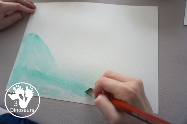 Groundhog Shadow Painting - an easy way to make a fun shadow of a groundhog with a fun painting activity - 3Dinosaurs.com