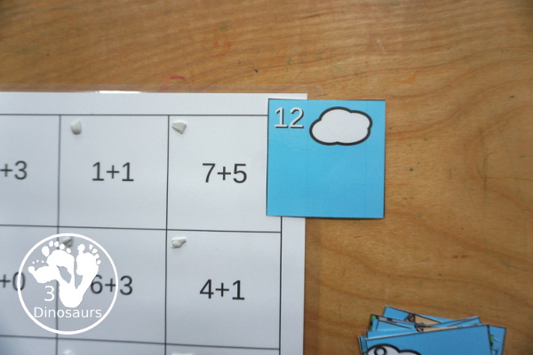 Free Three Billy Goats Gruff Themed Addition Puzzle - with addition from 1 to 12 with a hands-on matching puzzles with the Billy Goats, the bridge and the troll. - 3Dinosaurs.com