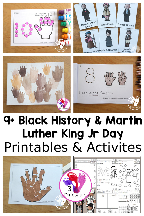 Black History Month  Activities & Printables - 3Dinosaurs.com