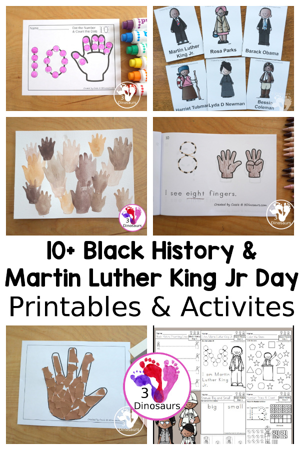 Black History Month Activities & Printables - 3Dinosaurs.com