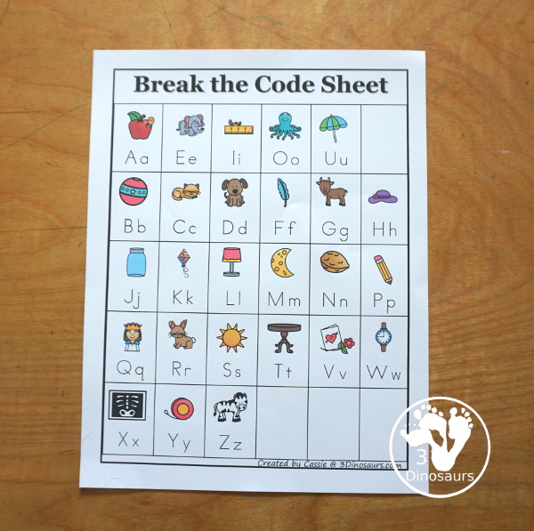 Free Hockey CVCC -CK Break the Code Printable - a fun printable that works on CVCC words that have and ending digraph of -ck. They have decode the words, match the words, and picture of the words for a three way matching activity. All with a fun hockey theme for kids to work on these fun words - 3Dinosaurs.com