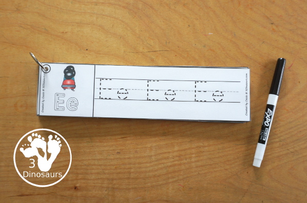 Free Winter Sports ABC Tracing Strips - with uppercase and lowercase together. You have fun kids with a Winter Sports- plus you can see an example of how to trace the letters - 3Dinosaurs.com