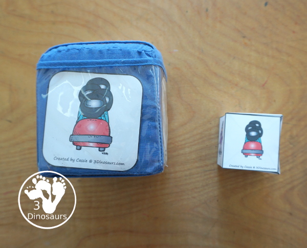 Winter Sports Roll & Graph With Trace Letters, Numbers & Shapes with a folding die and cube die with a graphing sheet, graphing with tracing numbers, graphing with tracing letters and graphing with tracing shapes. All with a fun sport theme for winter for prek and kindergarten - 3Dinosaurs.com