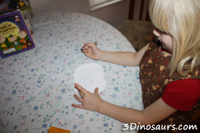 Finger Paint Pumpkins