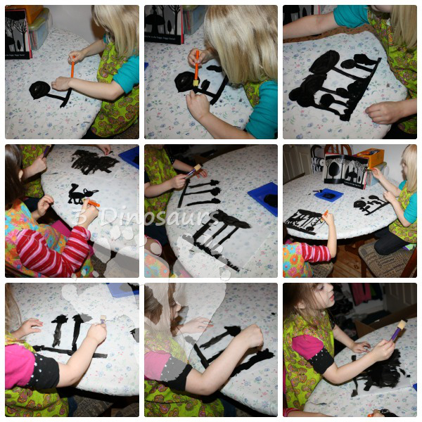 Exploring Shadows Painting - 3Dinosaurs.com