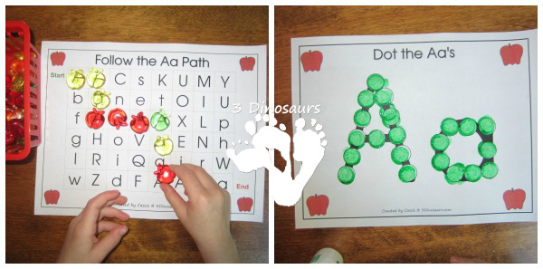 A is for Apple - 3Dinosaurs.com