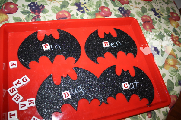 Bat CVC Word Family Words - 3Dinosaurs.com