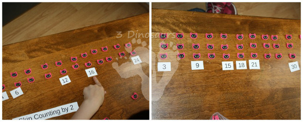 Free Skip Counting Tiles - 3Dinosaurs.com