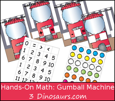 Gumball Machine: Hands on Math - 3Dinosaurs.com