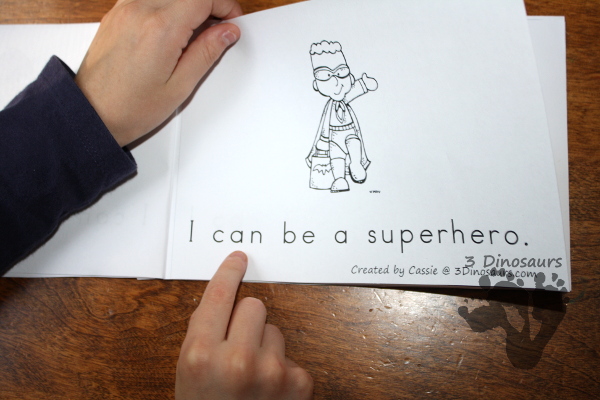 FREE Trick or Treat Kids Easy Reader Book - 10 page book for prek or Kindergarten - 3Dinosaurs.com