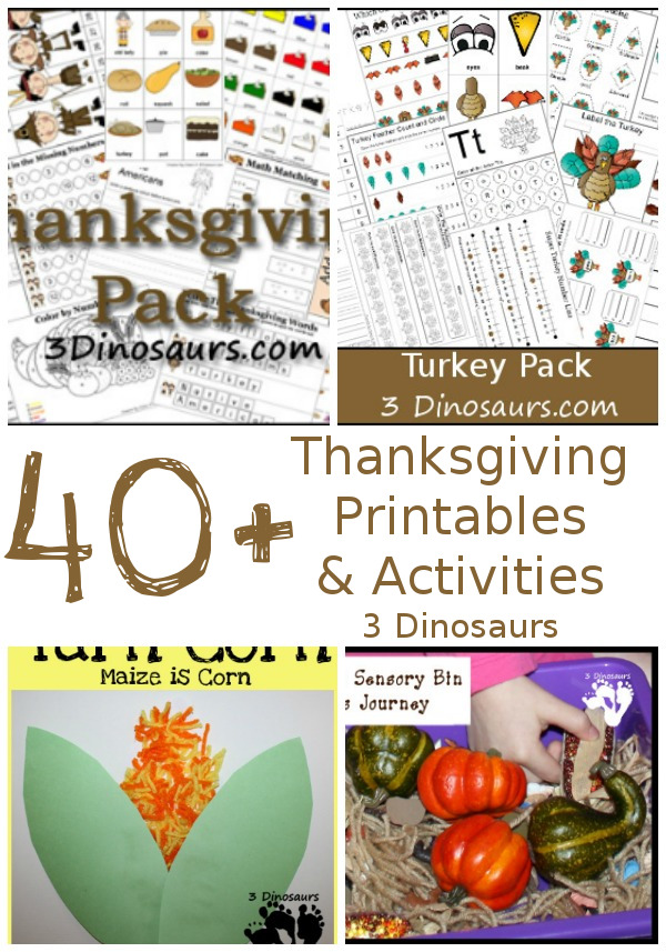Thanksgiving Printables & Activities