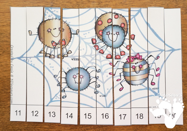 Free Bat & Spider Pack with a 70 pages prek kindergarten, first grade pack and a 36 Preschool & Tot pack with loads of no-prep and hands-on activities with bat and spider themes great for Halloween or a spider theme - 3Dinosaurs.com