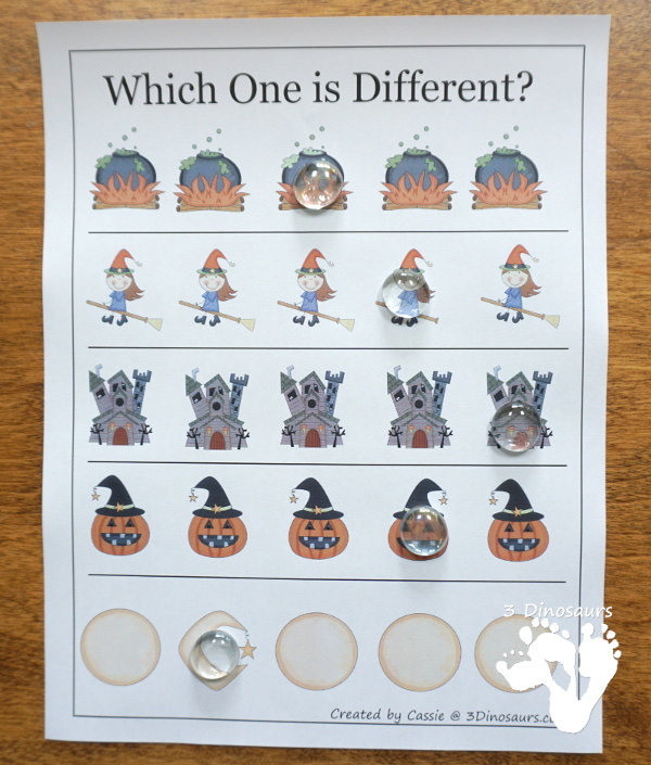 Free Halloween Pack For Tot, Preschool, PreK & Kindergarten - fun printables with a mix of activities with cards, puzzles, hands-on activities and more with a fun Halloween theme that can be used with the book There was an Old Lady who Swallowed a Bat Over 110 pages - 3Dinosaurs.com