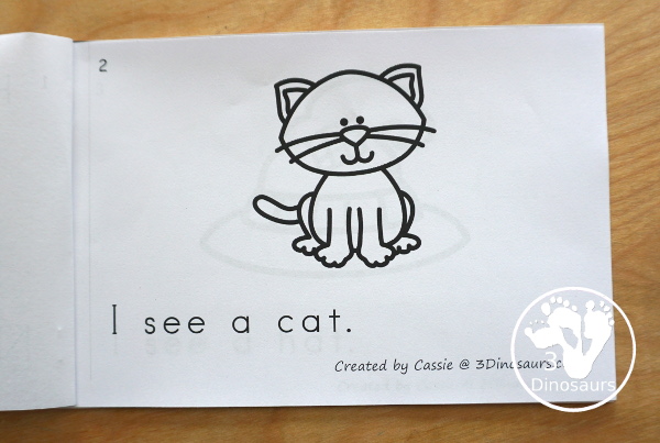 FREE Halloween Easy Reader Book: Short Vowels Words - simple sight word and short vowel words with Halloween themes with sound it out cards and pocket chart sentences - 3Dinosaurs.com