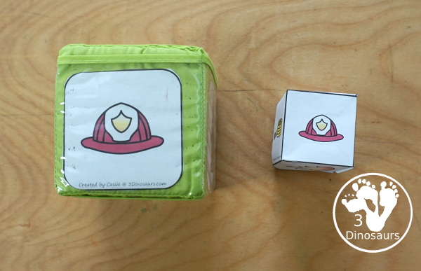  Free Fire Safety Roll & Graph Printable dice and graphing worksheets with coloring graphing and graphing with tracing numbers 1 to 6 and 7 to 12.- 3Dinosaurs.com