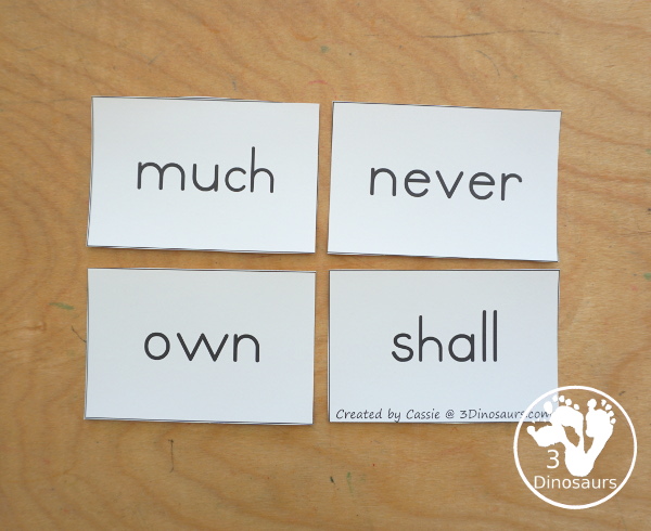 Free Sight Words Dolch Cards with all 220 dolch sight words with 95 nouns. You have preprimer, primer, first grade, second grade, third grade and nouns.