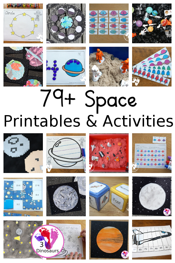 Space Activities & Printables on 3Dinosaurs.com