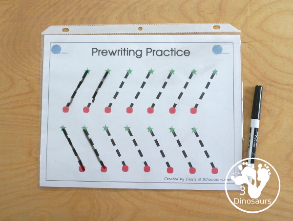 Free Romping & Roaring Y Pack Letter Pack: Y is for yarn - a letter Y pack that has prewriting, finding letters, tracing letters, coloring pages, shapes, puzzles and more - 3Dinosaurs.com