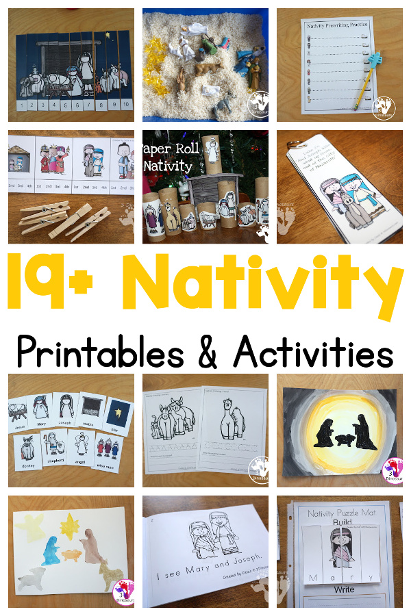 Nativity Activities & Printables on 3Dinosaurs.com