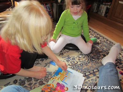 Hanukkah Sensory Bin