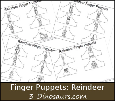 Reindeer Finger Puppets