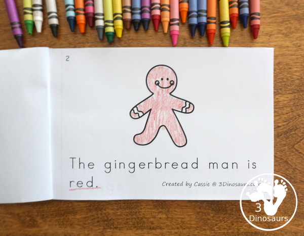 Gingerbread Pack for PreK & Kindergarten - with activities for different ages all-around a Gingerbread Man theme. There is a mix of hands-on and no-prep printables for kids to learn with - 3Dinosaurs.com