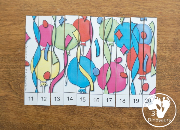 Free New Years Packs for Tot, Preschool, PreK and Kindergarten - with a mix of hands-on and no-prep activities for New Years - 3Dinosaurs.com