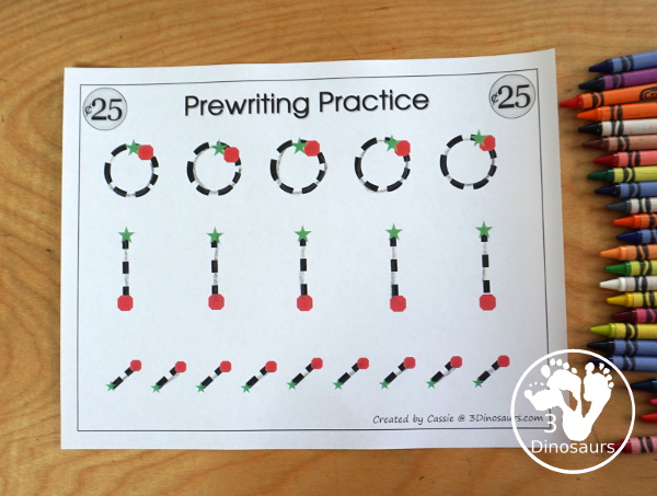 Free Romping & Roaring Q Pack: Letter Q is for Quarter - a letter Q pack that has prewriting, finding letters, tracing letters, coloring pages, shapes, puzzles and more - 3Dinosaurs.com