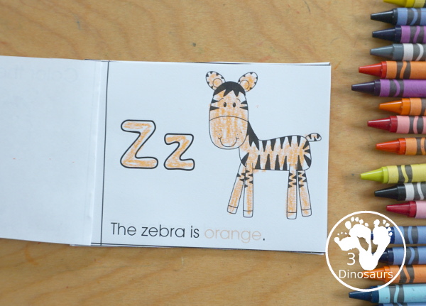 Free Romping & Roaring Z Pack Letter Pack: Z is for Zebra - a letter z pack that has prewriting, finding letters, tracing letters, coloring pages, shapes, puzzles, and more - 3Dinosaurs.com