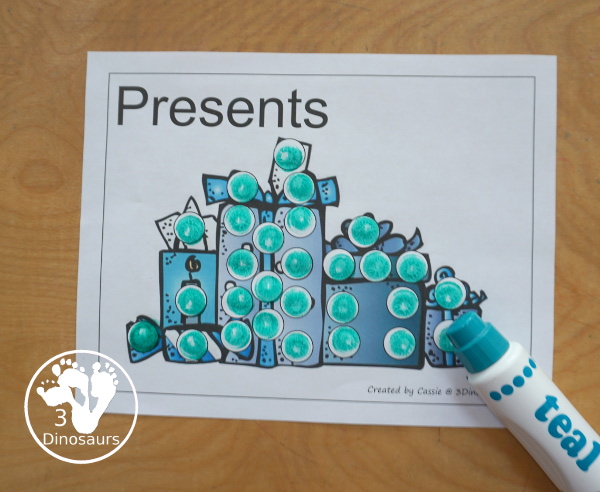 Free Hanukkah Color by Night & Dot Marker Printables. You have a menorah for Hanukkah and then you can dot marker pages for Hanukkah to make fine motor fun for Hanukkah. - 3Dinosaurs.com
