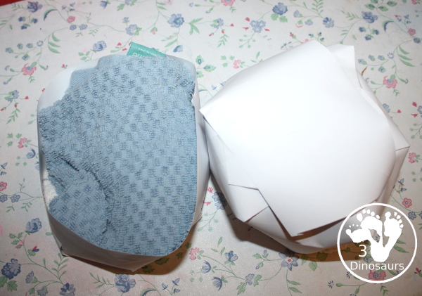 Cotton Ball Wigs - a fun craft to make for Presidents Day or for the American Revolution with kids. - 3Dinosaurs.com