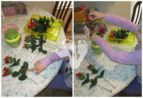 Adding Roses - Hands on Learning - 3Dinosaurs.com