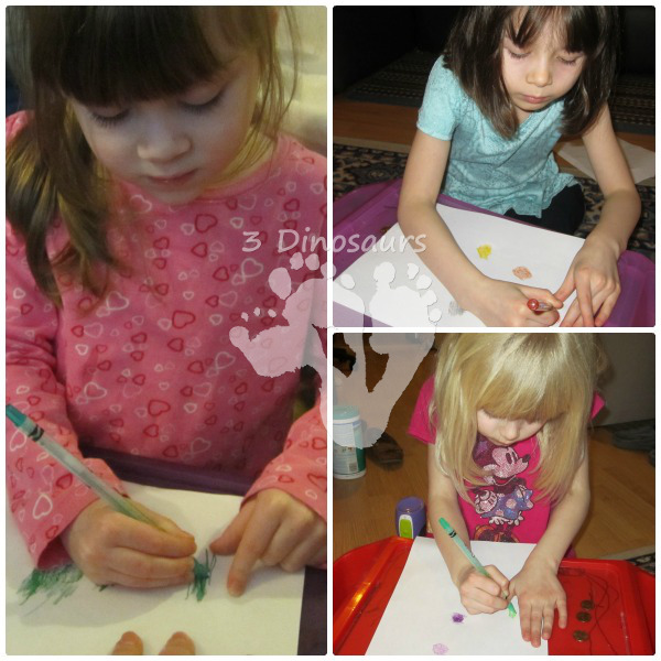 Making Penny Rubbings - 3Dinosaurs.com