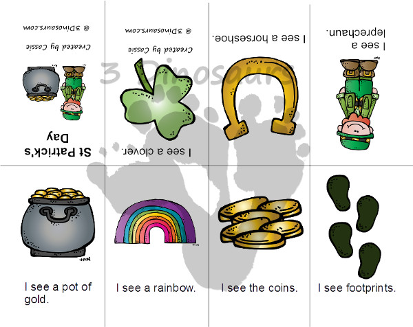 Free St. Patrick's Day Learning Pack - Small Book - 3Dinosaurs.com