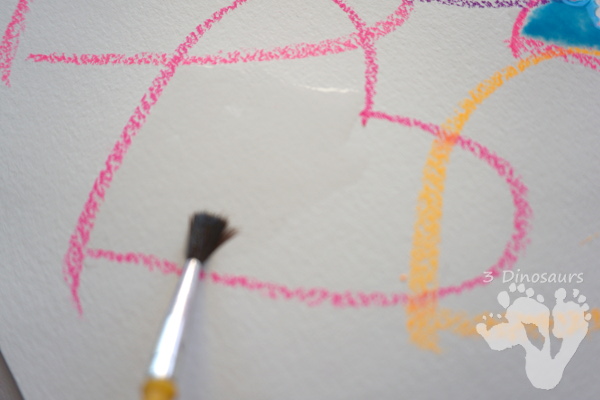 Watercolor Heart Process Art - a fun way to explore painting with watercolors - 3Dinosaurs.com