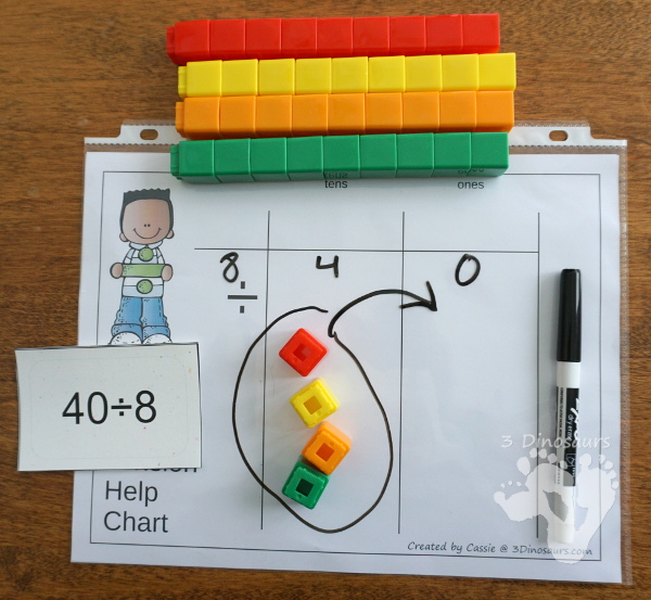 Free Place Value Mats for Multiplication & Division - 3 mats for multiplication and division with different levels of place value. - 3Dinosaurs.com