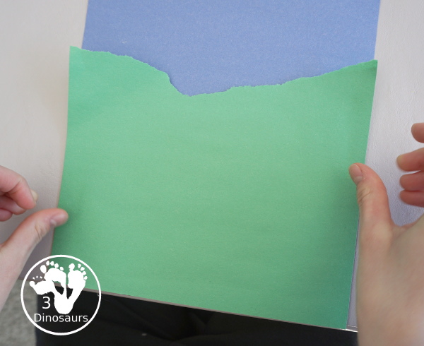 Torn Paper Truffula Trees - a fun fine motor craft to go with the book the Lorax - 3Dinosaurs.com