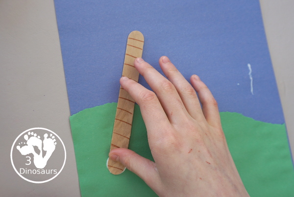 Torn Paper Truffula Trees - a fun fine motor craft to go with the book the Lorax - 3Dinosaurs.com