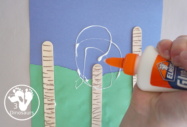 Torn Paper Truffula Trees - a fun fine motor craft to go with the book the Lorax - 3Dinosaurs.com