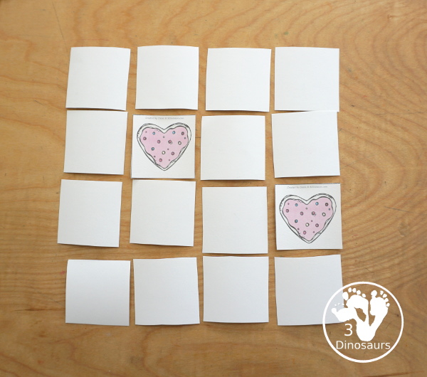 Free Cookie Shape Sorting - sorting circle, square, heart and rectangle shapes with kids with 6 shape cookies to sort for each shape - 3Dinosaurs.com