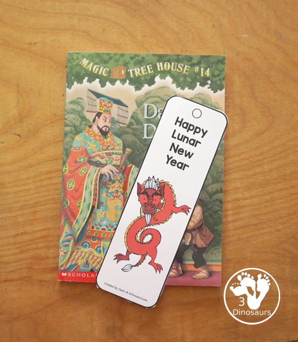 Free Lunar New Year Bookmarks - for bookmarks for the lunar new year and then the 12 animals of the zodiac bookmarks for kids - 3Dinosaurs.com