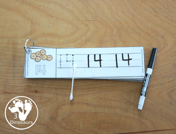 Free Lunar New Year Number Tracing Strips - with numbers 0 to 20. You can tracing the numbers and an example of how to trace the numbers on the strips, plus an dragon, coins or lantern on each number tracing strip. - 3Dinosaurs.com